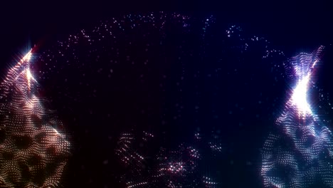 abstract particles vj