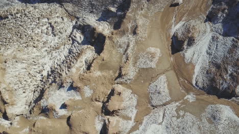 aerial view of atacama desert