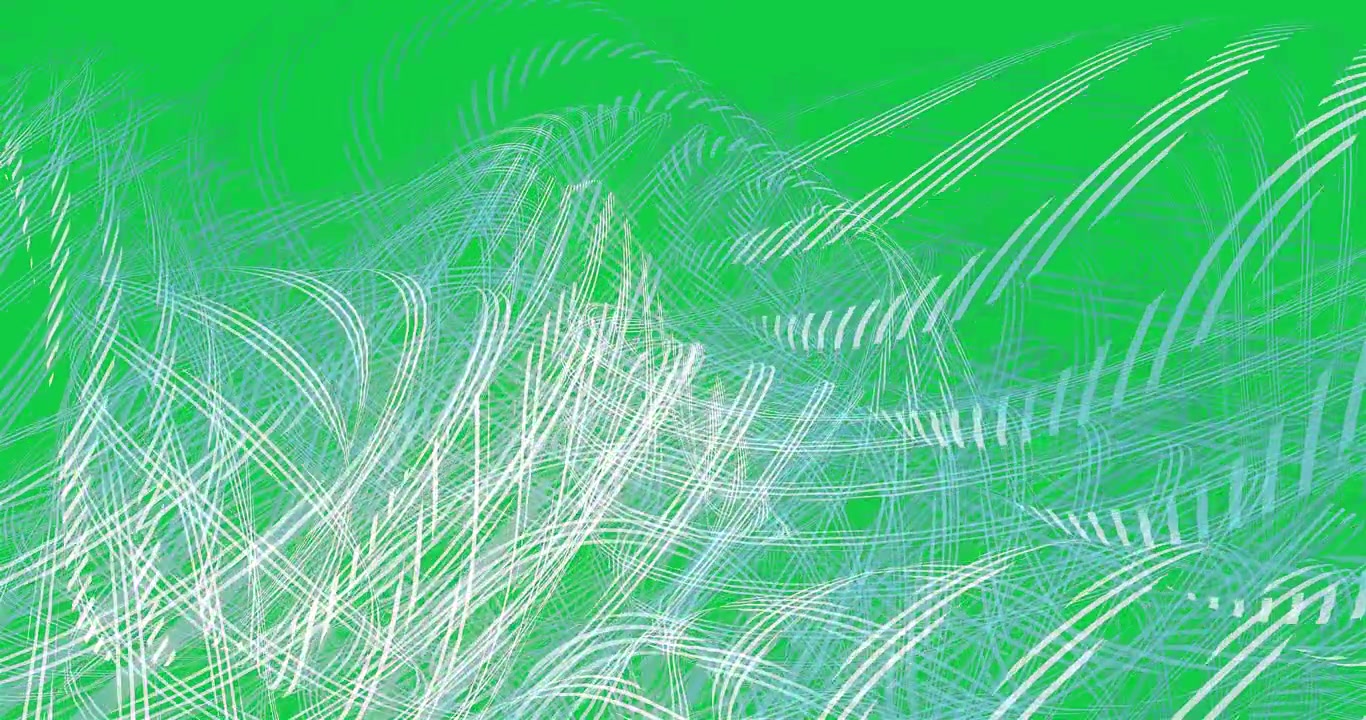 Animazione di forme in movimento su sfondo trasparente
