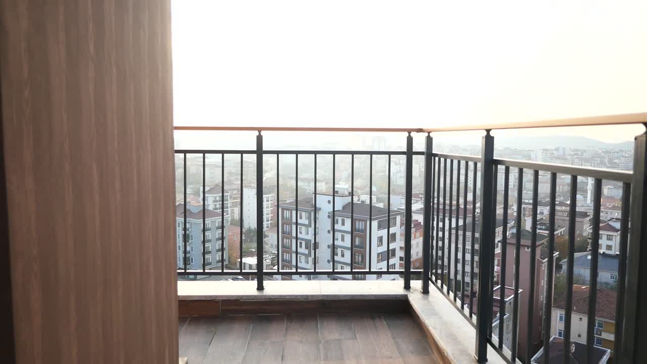 vista del balcón de la ciudad