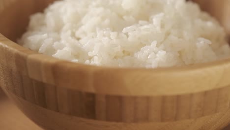 close up of a bowl with rice