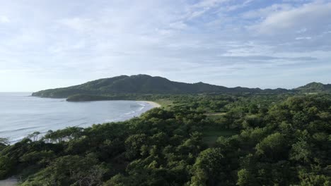 4k aerial hyper lapse of playa grande near tamarindo, guanacaste