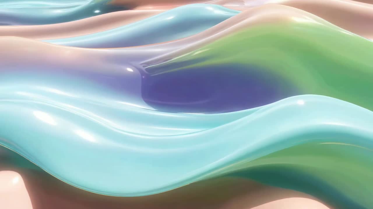 3D Abstract Seamless Animation Background