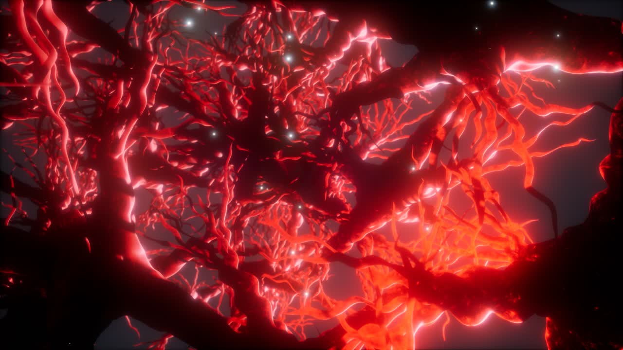 뇌 안의 신경 세포 네트워크를 통해 여행합니다.