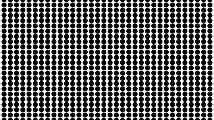 Dynamic black and white composition. Halftone element