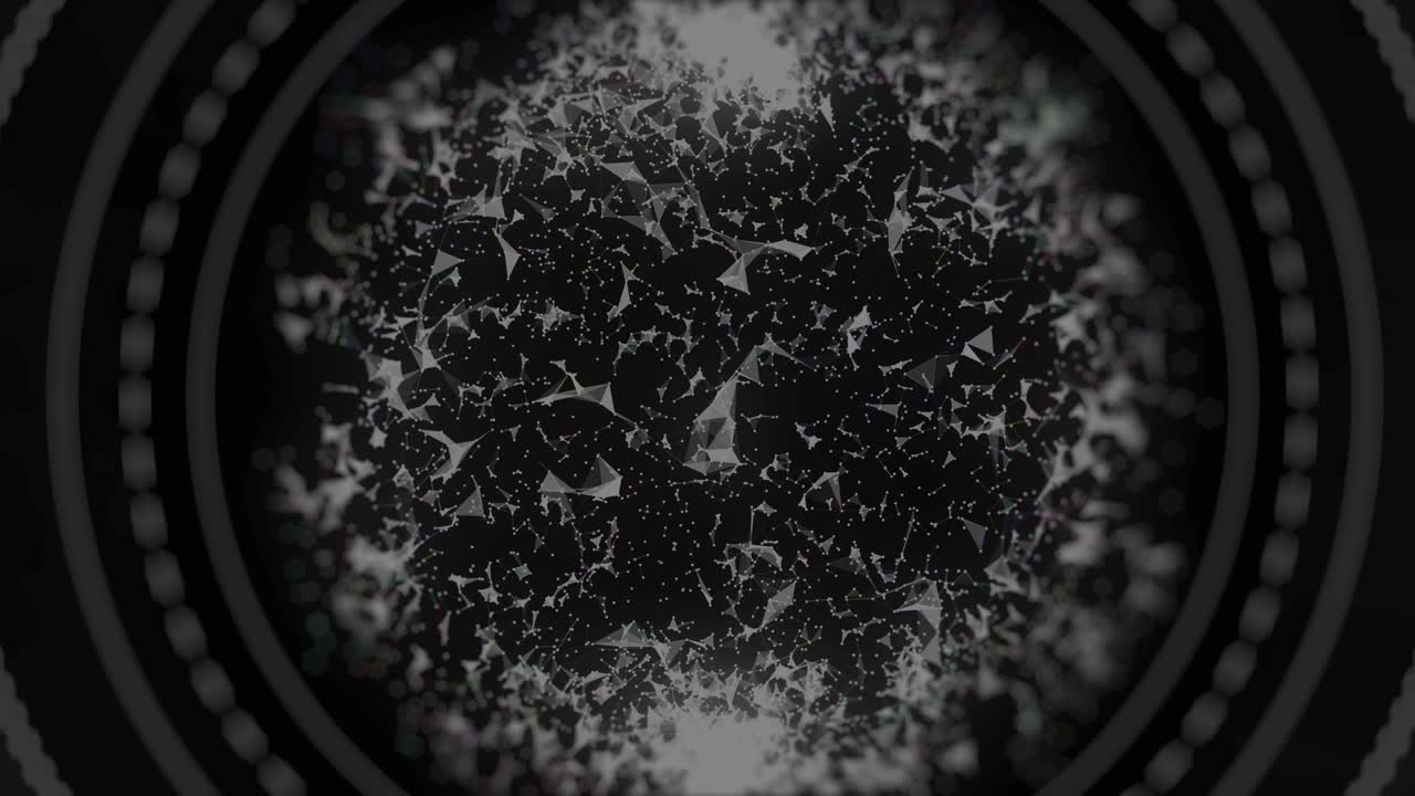 4k 추상적인 구형 배경 루프