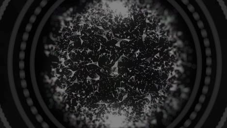 4k fondo esférico abstracto en bucle