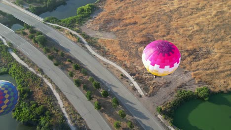 airship-show-over-the-caren-lagoon-in-chile