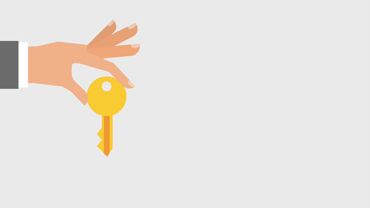 los íconos de giro de la llave