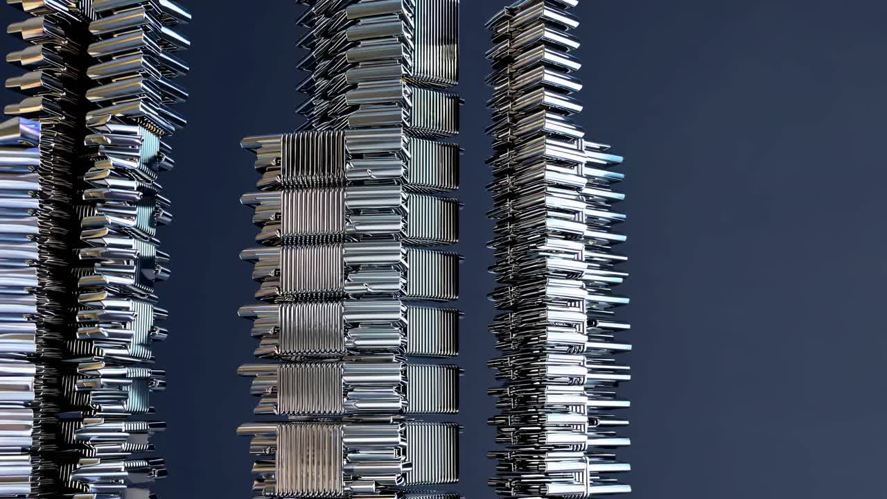 추상 미래 도시