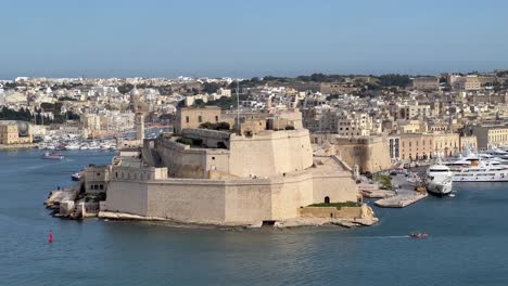 4k handheld shot of fort st