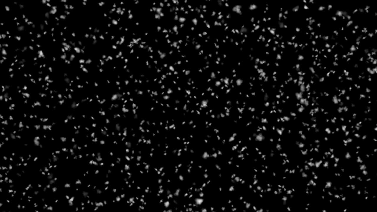 Faldende sne-overlay-loop