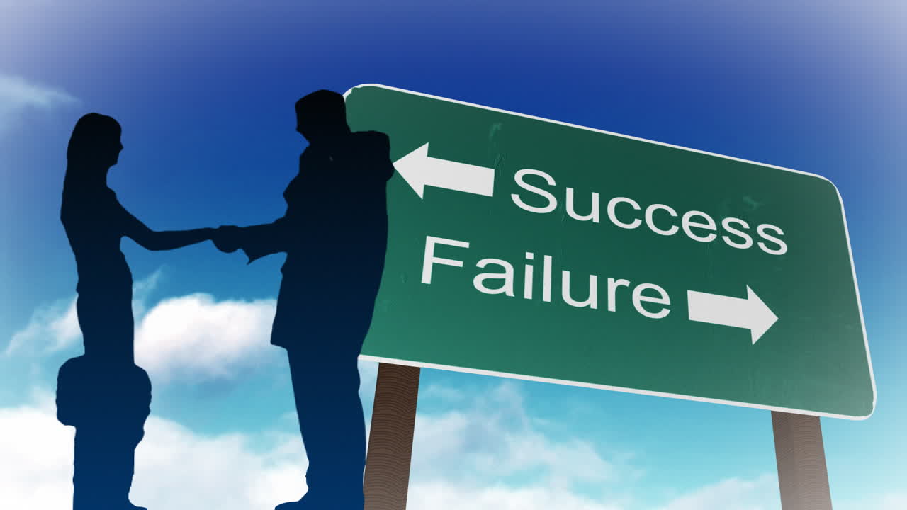 Success and Failure sign