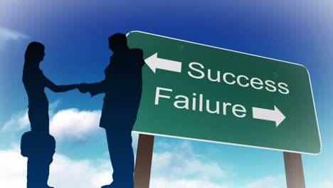 success and failure sign