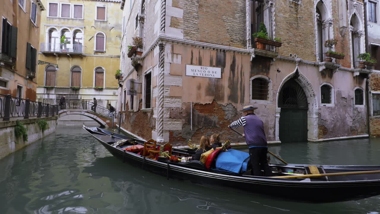 Balade en gondole à Venise, Italie