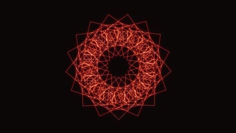 Sacred-Geometry,-Circular-fractal-Pattern,-Seamless-VJ-Loop