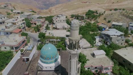 arab muslims mosque located in a village in lebanon ,middle east