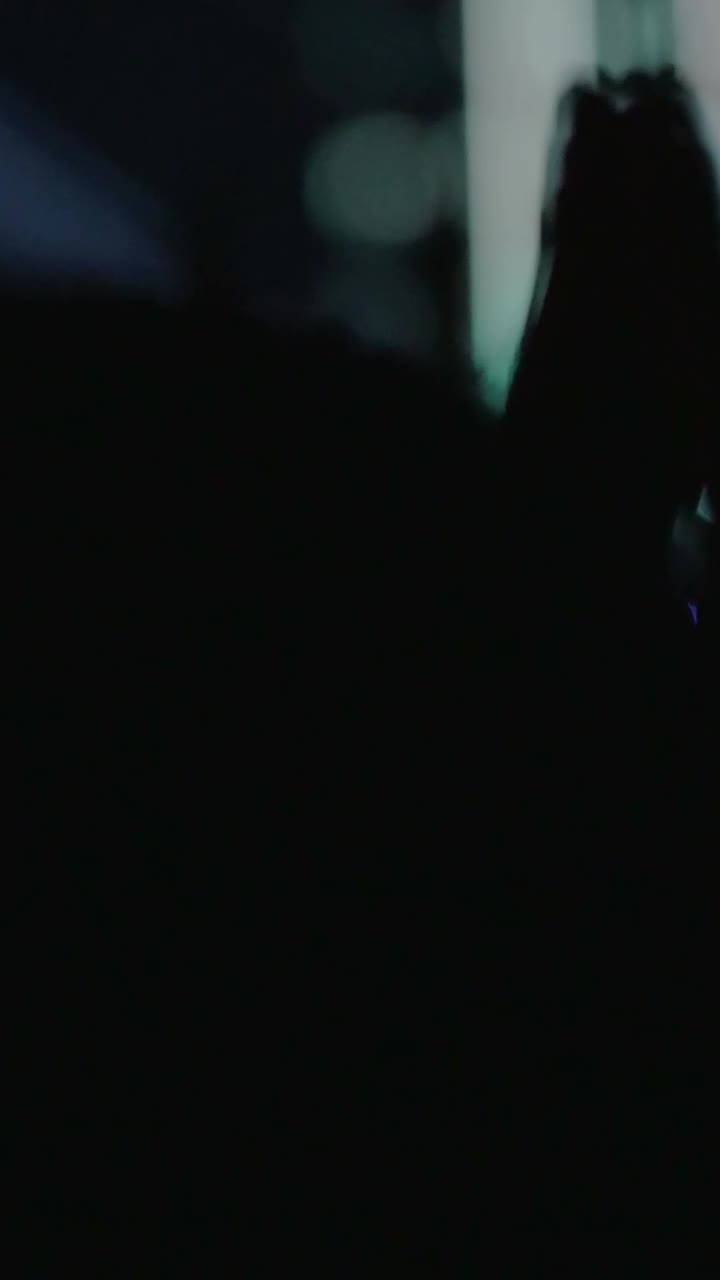 Abstract images of lights and a camera