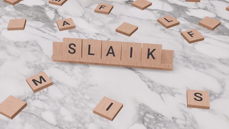 Slaik word on scrabble