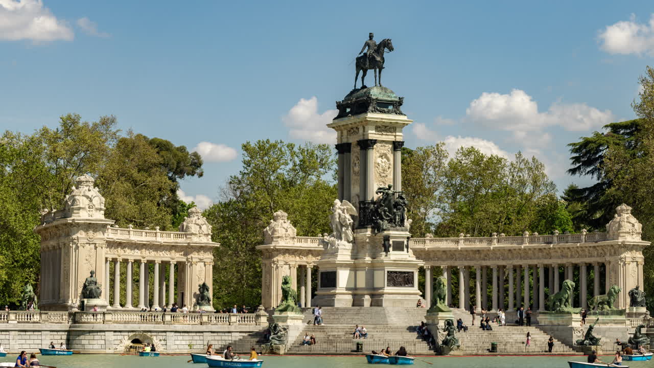 Monument in the Royal Park of Madrid