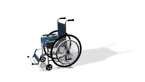 silla de ruedas en 3d
