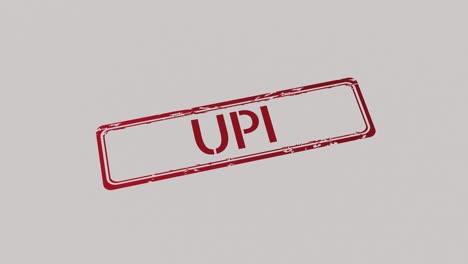 UPI-Stamp