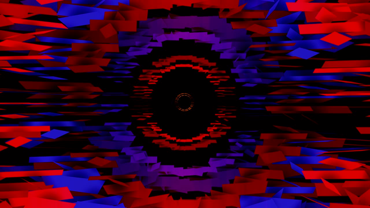 fundo abstrato em cores azuis e vermelhas em preto