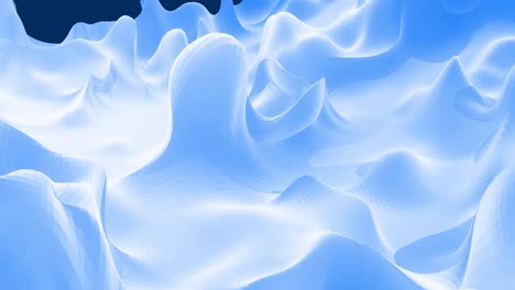 stylish blue white creative abstract low poly background in 4k. abstract wavy pattern move on surface in loop. smooth soft seamless animation. simple minimalistic geometric bg.