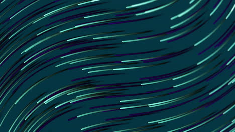 animación del patrón de rastros de luz que se mueve en un bucle sin costuras sobre fondo azul