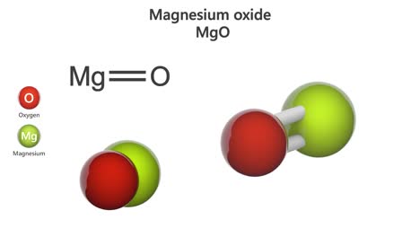 magnesium oxide (mgo). seamless loop.