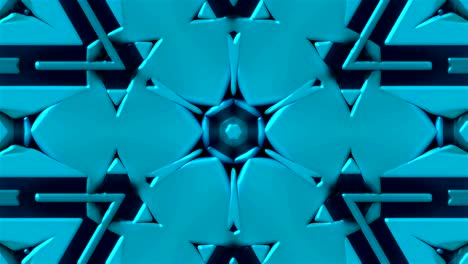 Abstract glass kaleidoscope background, 3d rendering computer generated backdrop