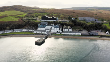 Whisky-Distillery-Aerial-Bunnahabhain-from-Sound-of-Islay