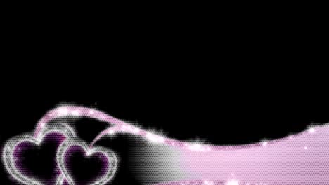 fondo de movimiento animado generado por computadora para bodas