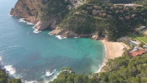 Tossa-De-Mar-Hermoso-Pueblo-Costero-De-Pescadores-En-Girona-España-Europa-Playas-Paradisíacas-Agua-Azul-Turquesa