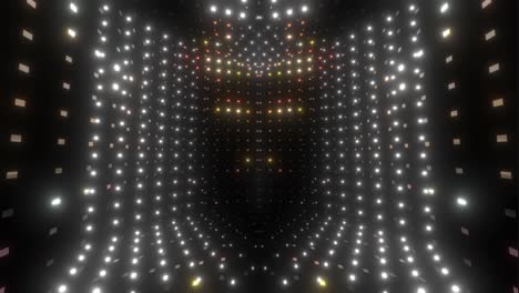 abstract led light tunnel