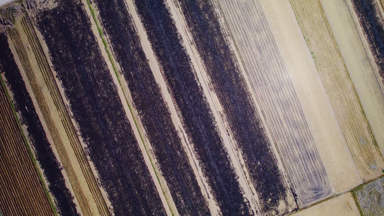 Aerial Views of Agricultural Fields