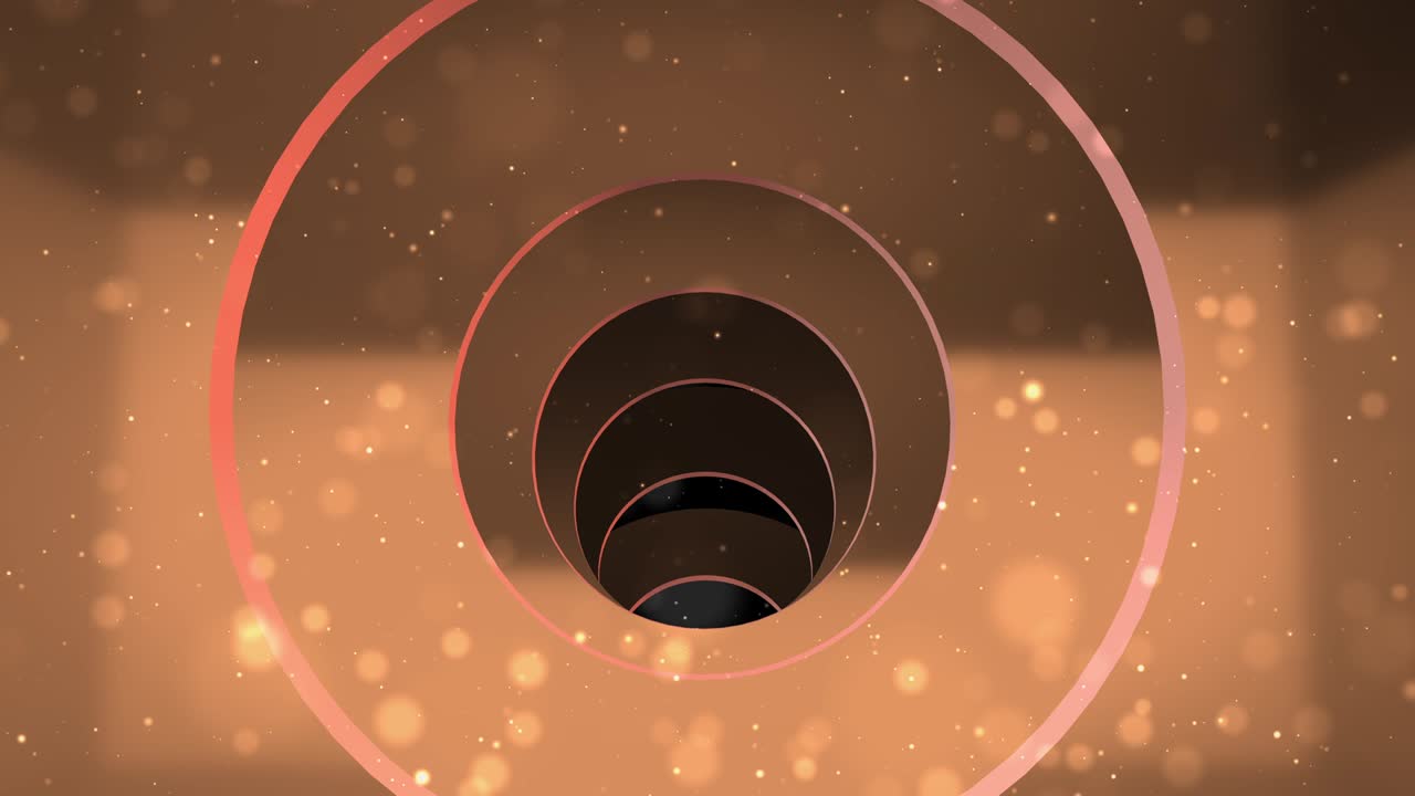 오렌지색 원에서 사랑의 터널로 루프로