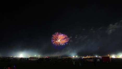 fireworks timelapse