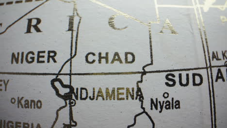 map of chad, niger, and sudan