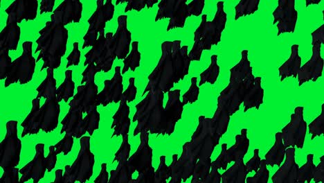 el misterio del miedo a la animación de fantasmas. la sudadera dinámica. el aislamiento. la animación realista de pantalla verde 4k.