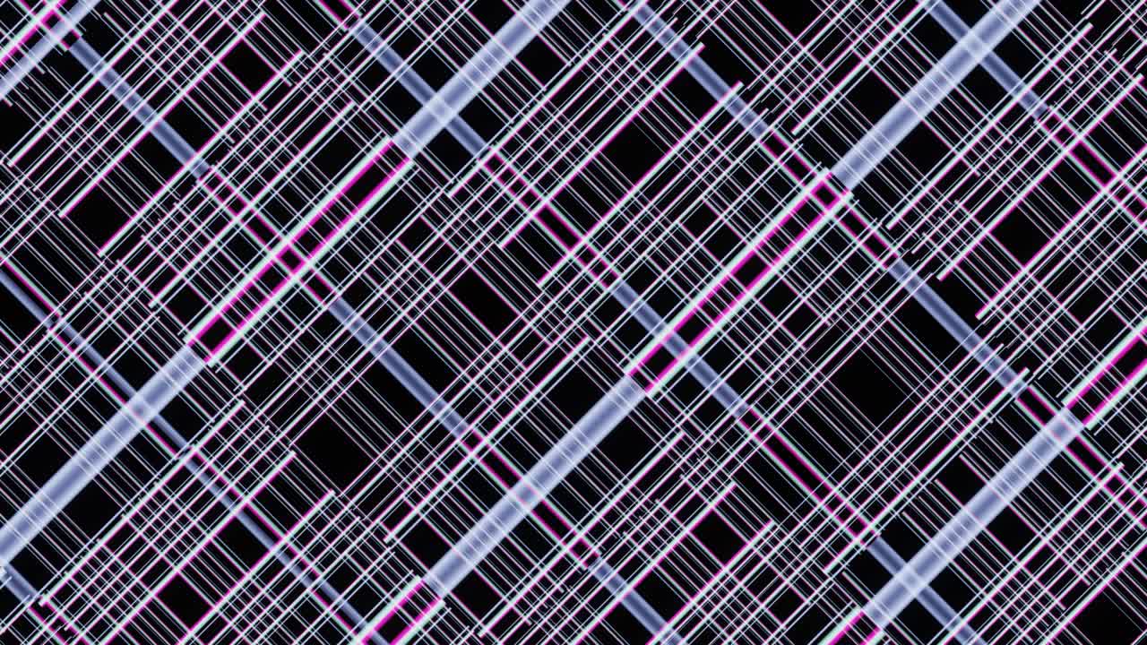 pulsación abstracta de líneas multicolores