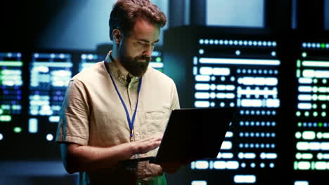 admin reconfiguring server farm