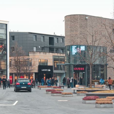 metzingen shopping outlet center in christmas time