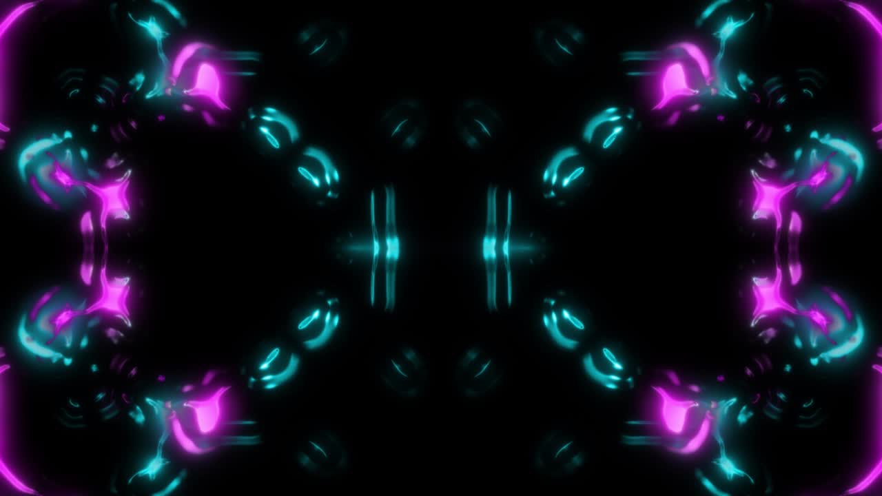 High Tech Looking Looping Video Background Of Powerful Abstract Shapes