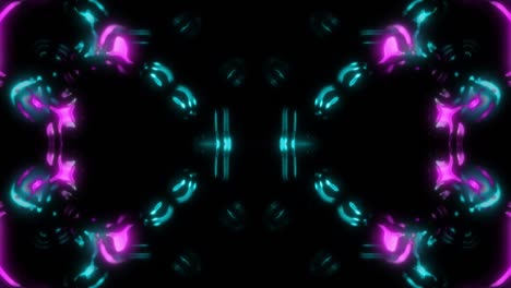 de alta tecnología en bucle de video de fondo de poderosas formas abstractas