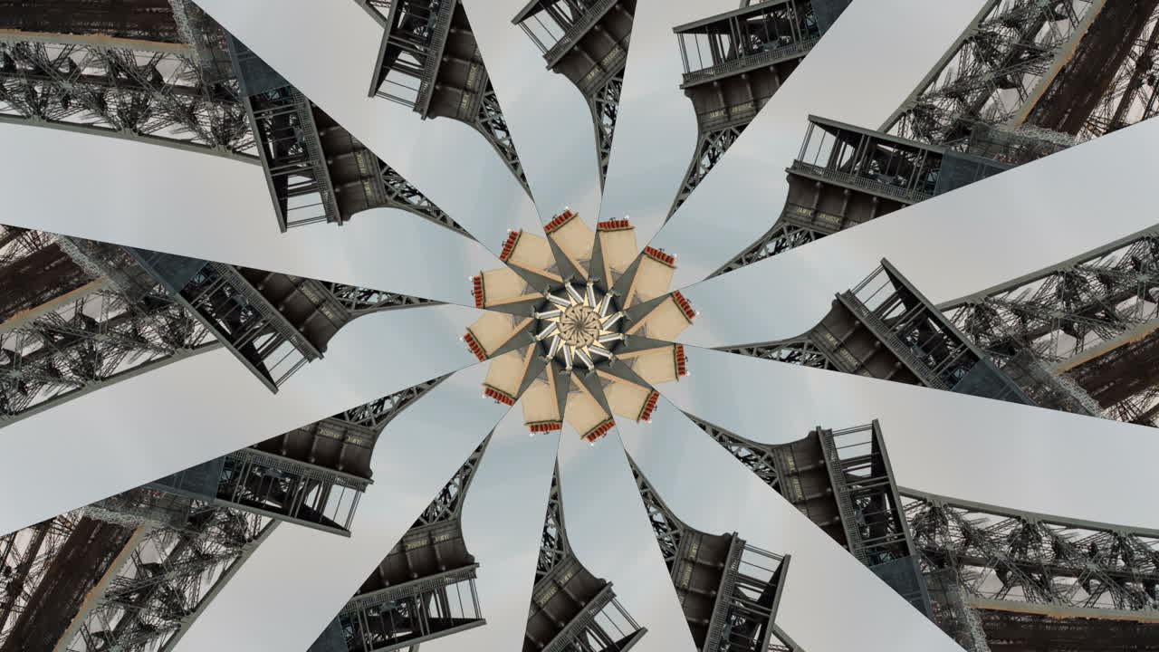 Paris Abstract Eiffel 01