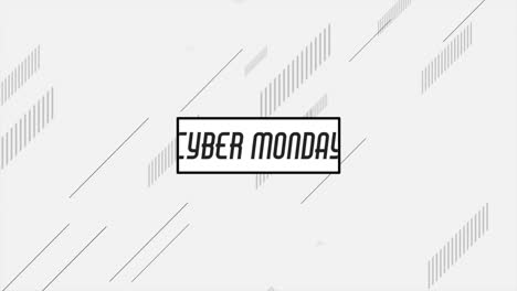 Cyber-Monday-Auf-Memphis-Muster-Mit-Zickzack--Und-Dreiecksformen