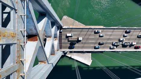 Oakland-Bay-Bridge-In-Oakland-In-Kalifornien,-Vereinigte-Staaten