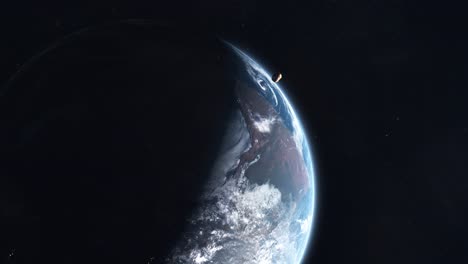 tomada cercana del asteroide apophis que se acerca a la tierra para un vuelo cercano