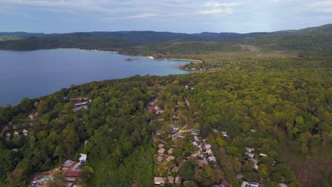 koh kood island panorama overview drone